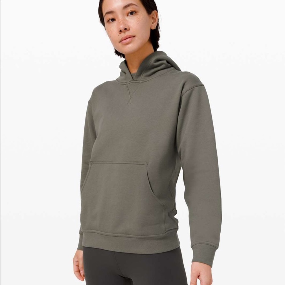 NWT Lululemon All Yours Hoodie - Terry Sage Green
